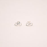 Plain Infinity Stud Earrings
